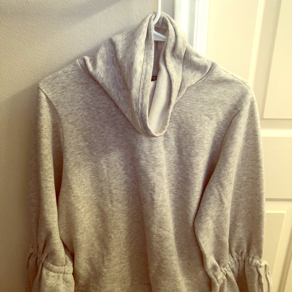 EXPRESS cowel neck sweater with bell sleeves